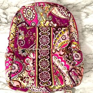 Vera Bradley retired patterned: Very Berry Paisley backpack. Lots more life left